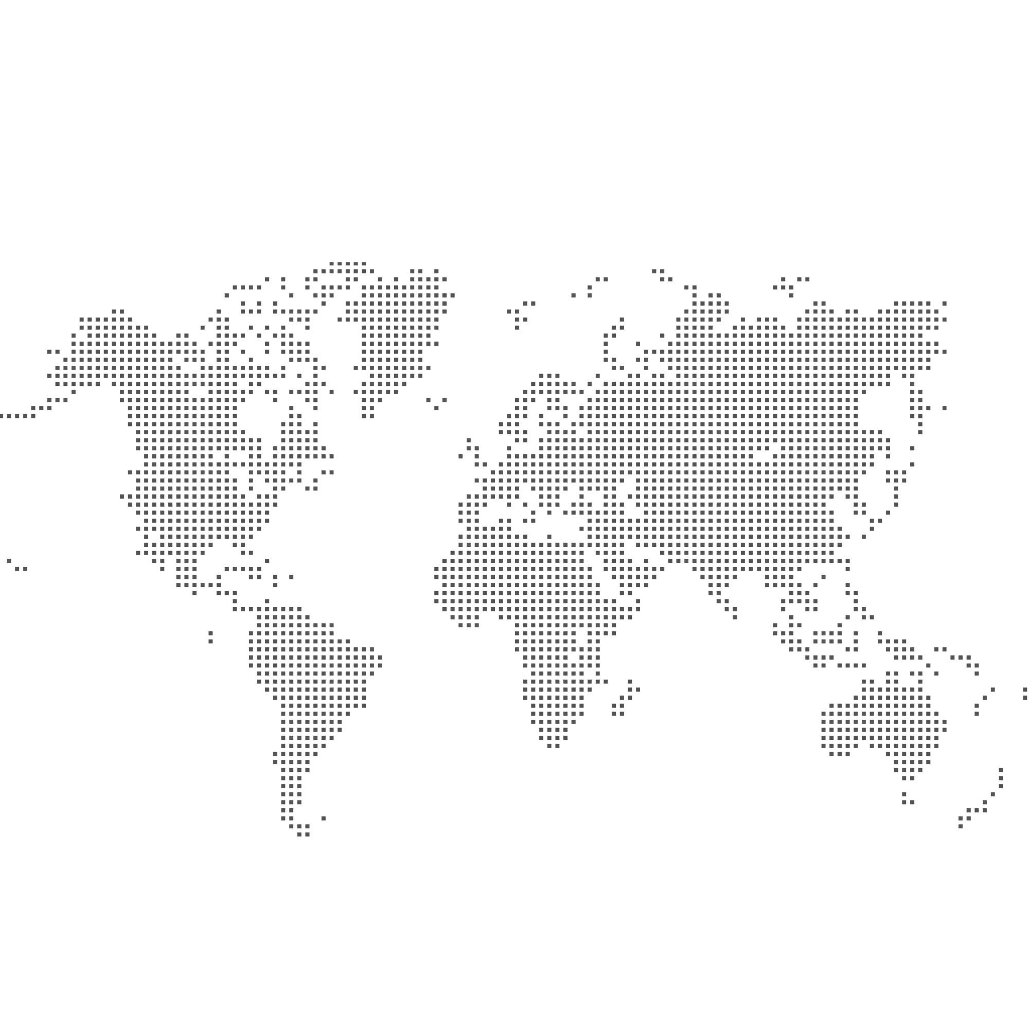 World map with machine locations
